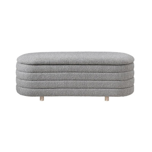 Twenty 10 Design Ripple Ottoman Dove Boucle