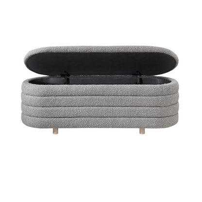 Twenty 10 Design Ripple Ottoman Dove Boucle