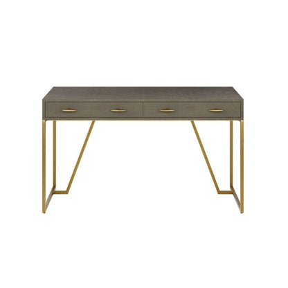 DI Designs Hampton Desk in Grey Shagreen