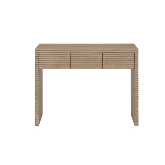 DI Designs Wickham Ribbed Oak Desk