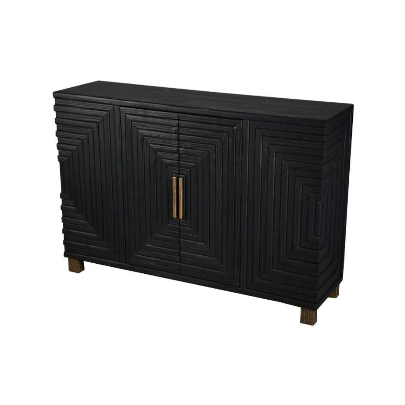 Hill Interiors Lennox Black 2 Door Sideboard