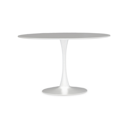 Ardela & Co Leora Large White Round Dining Table