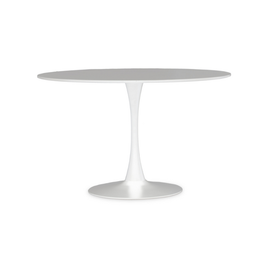 Ardela & Co Leora Large White Round Dining Table