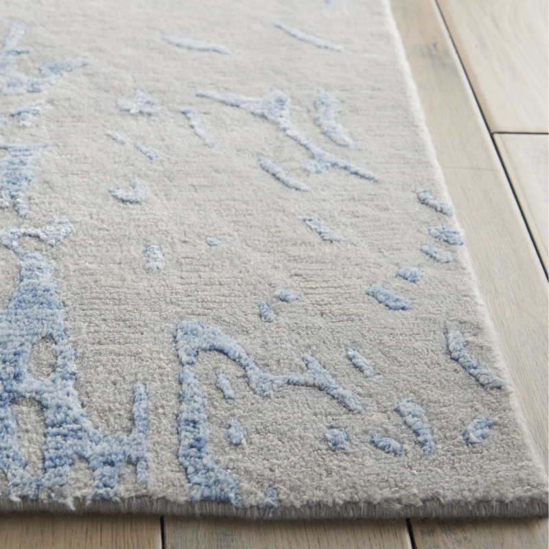Nourison Silk Shadows Tonal Rug - Grey Blue
