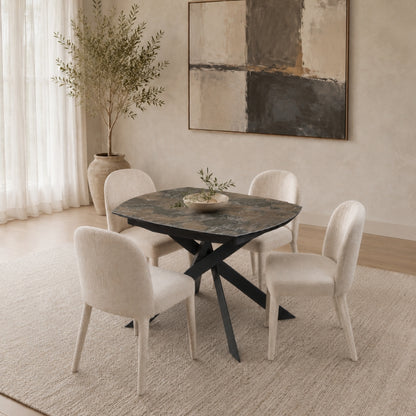 Libra Themsby Extendable Dining Table Smoked Stone