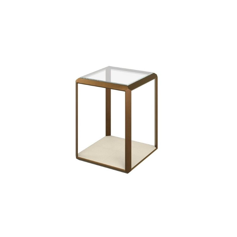 DI Designs Elmley End Table Ivory