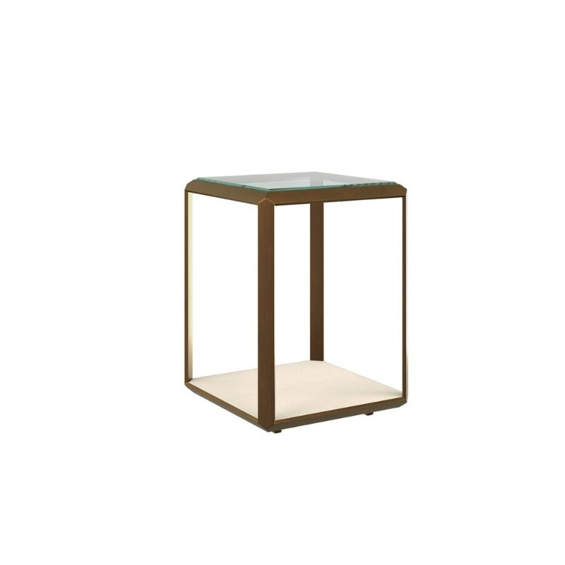 DI Designs Elmley End Table Ivory