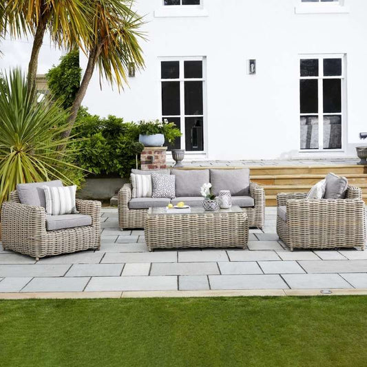 Hill Interiors Amalfi Collection Outdoor Five Seater Set