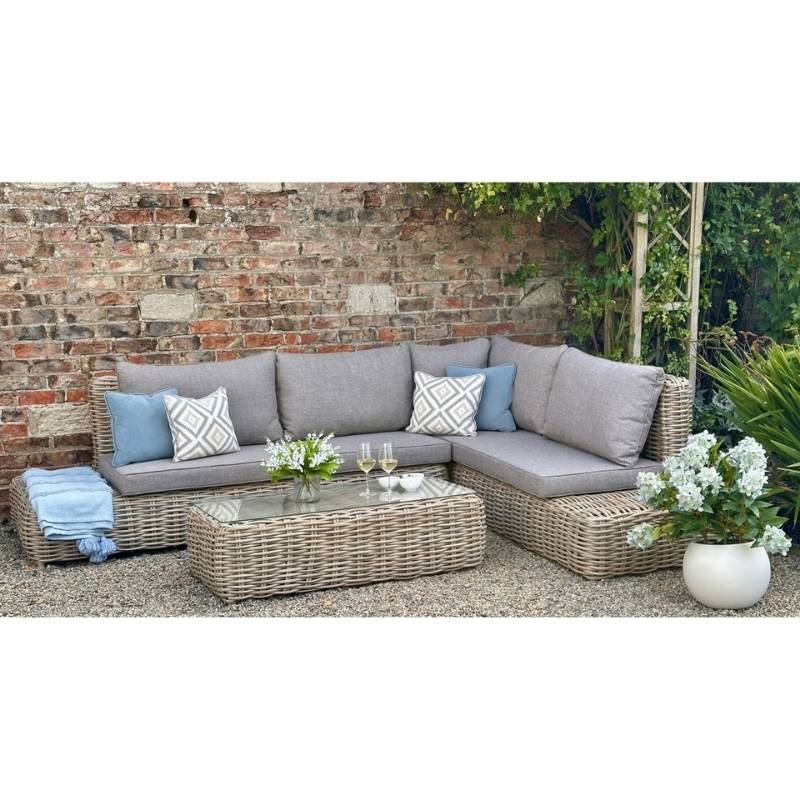 Hill Interiors Amalfi Collection Outdoor Large Corner Set