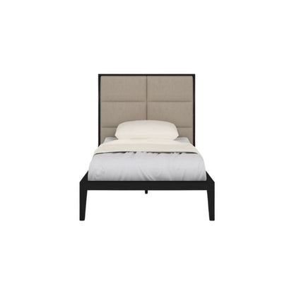 Twenty 10 Design Orchid Beds in Wenge with Beige Fabric