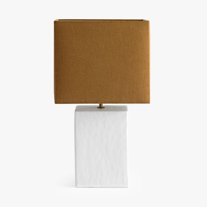 DI Designs Lamp – Small Rectangular Gesso