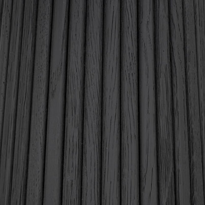 DI Designs Leckford Ribbed Occasional Table in Black Oak