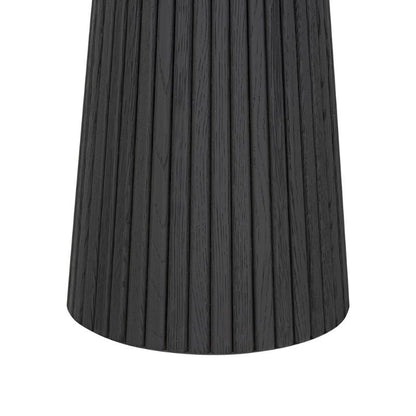 DI Designs Leckford Ribbed Occasional Table in Black Oak
