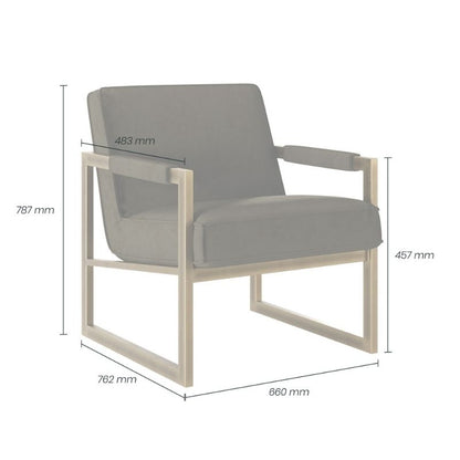 DI Designs Mickleton Club Chair in Olive