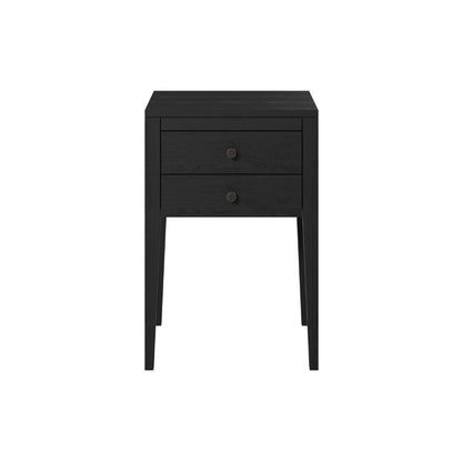 DI Designs Radford Bedside 2 Drawers in Black