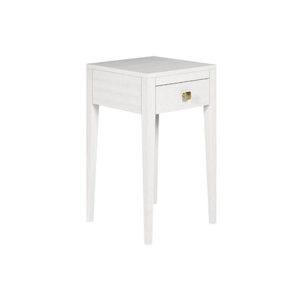 DI Designs Radford Bedside 1 Drawer in White