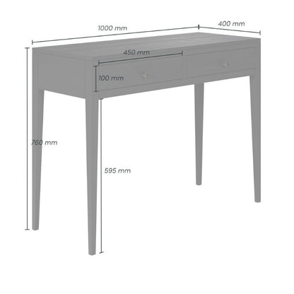DI Designs Radford Console in Black
