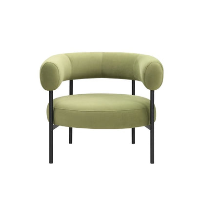 Twenty 10 Designs Eclipse Occasional Chair Olive Green Velvet