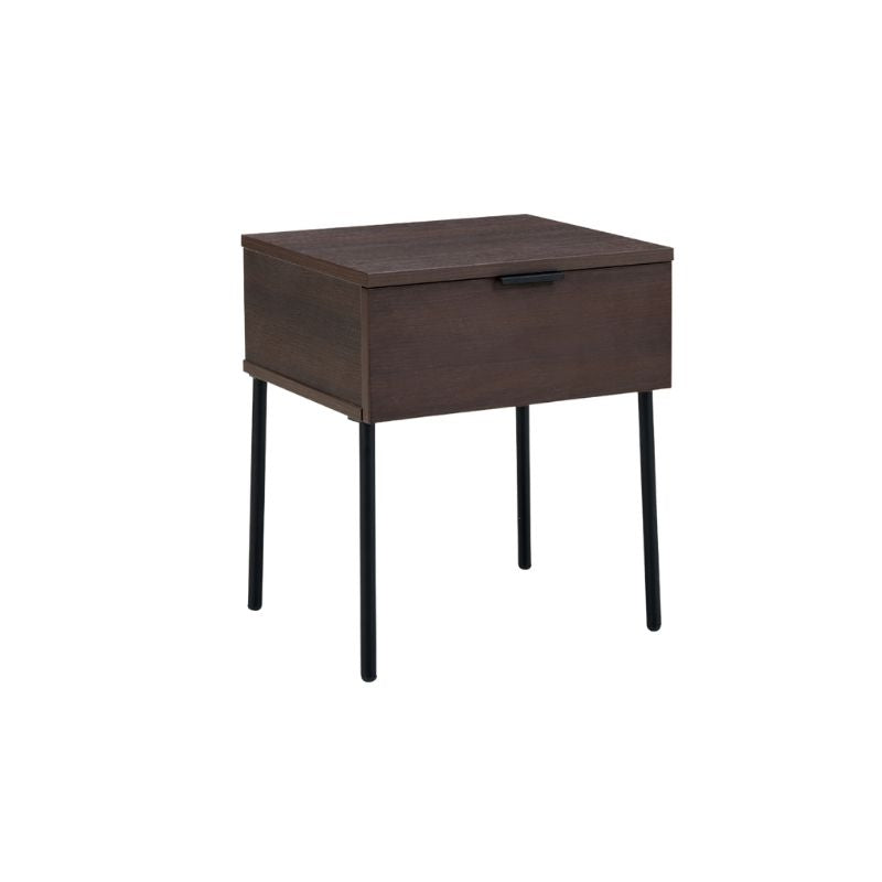 Twenty 10 Designs Luna Single Drawer Bedside Espresso