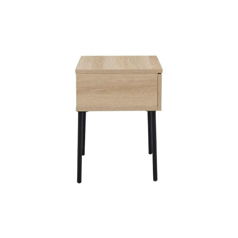 Twenty 10 Designs Luna Single Drawer Bedside Oak