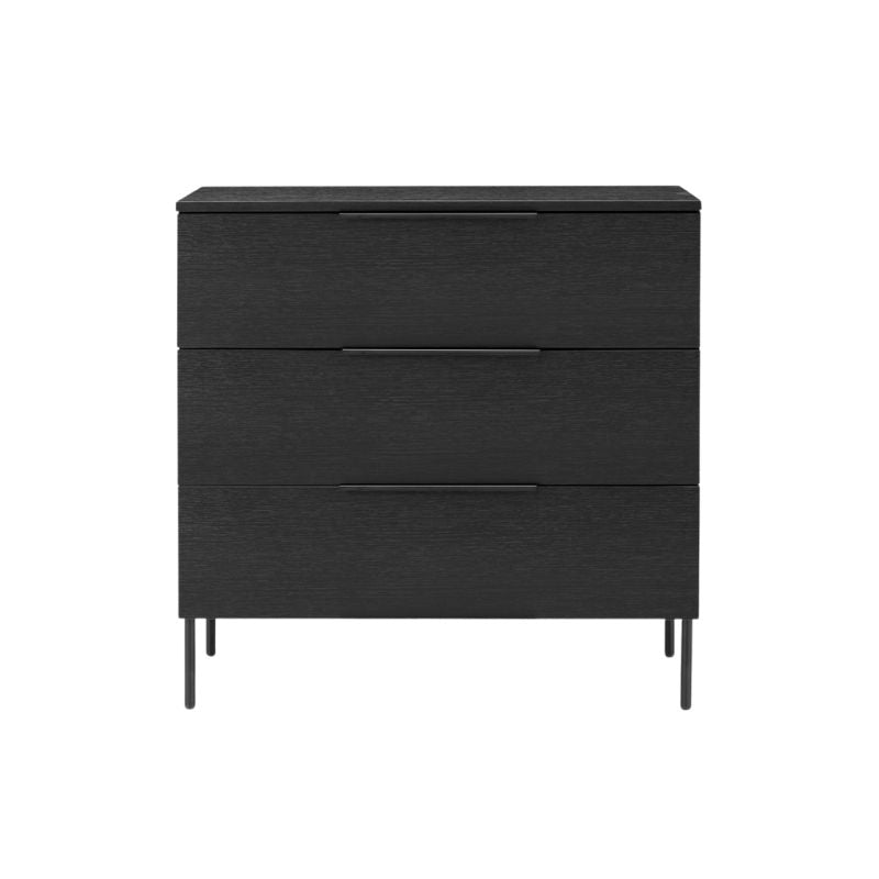 Twenty 10 Designs Luna 3 Drawer Chest Black