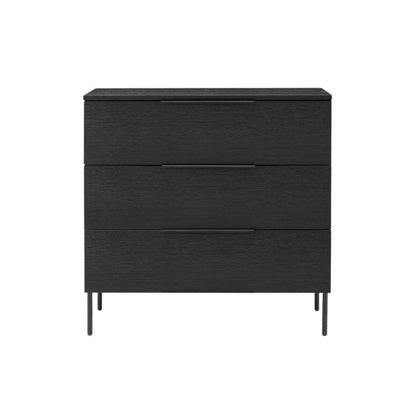 Twenty 10 Designs Luna 3 Drawer Chest Black