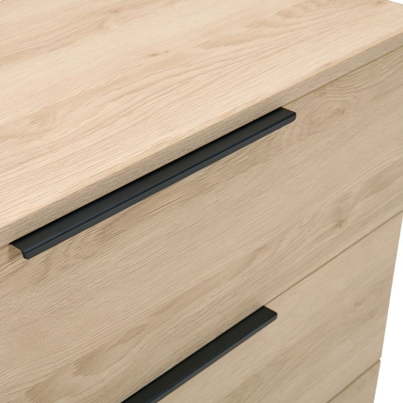 Twenty 10 Designs Luna 3 Drawer Chest Oak