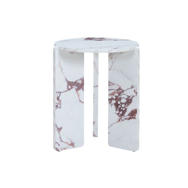 Twenty 10 Designs Halo Side Table Marble Effect
