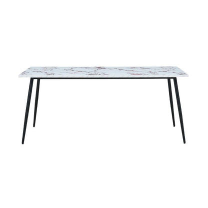 Twenty 10 Designs Horizon Large Dining Table Marble Effect Violetta