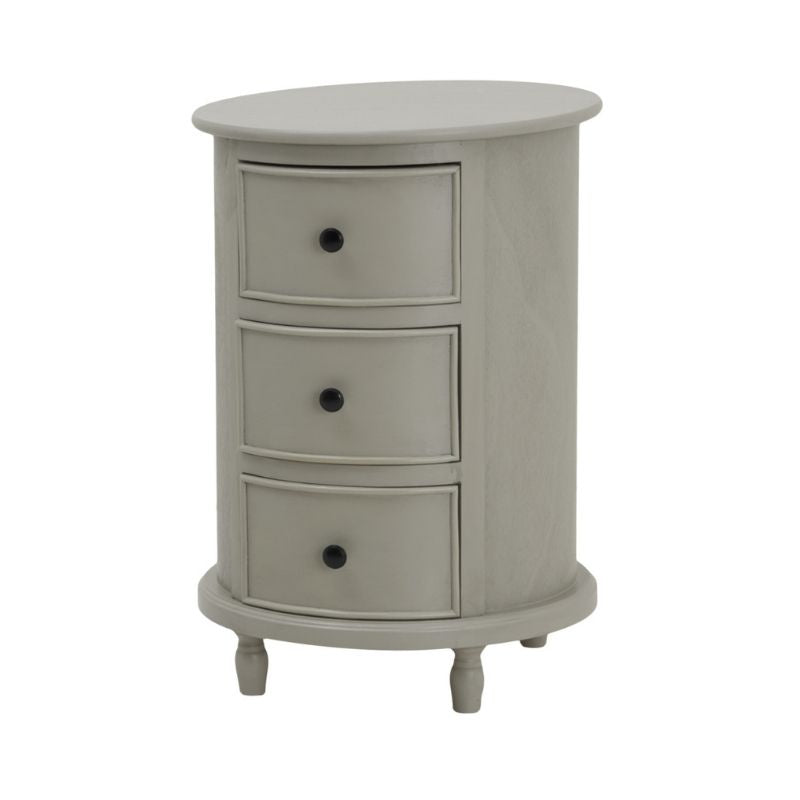 Hill Interiors The Camden Collection 3 Drawer Round Side Table