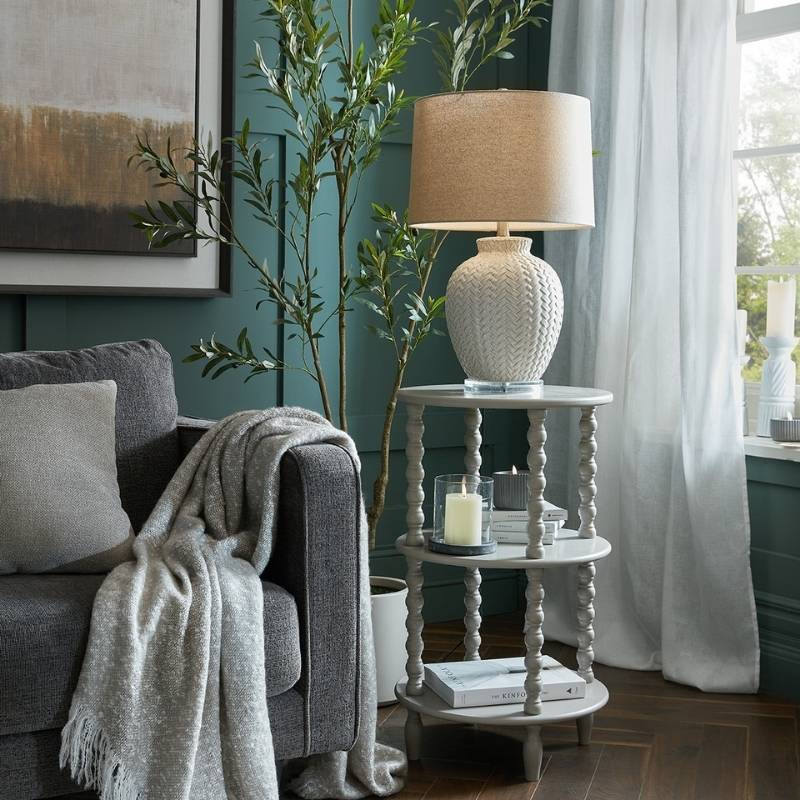 Hill Interiors The Camden Collection Tall Round Side Table