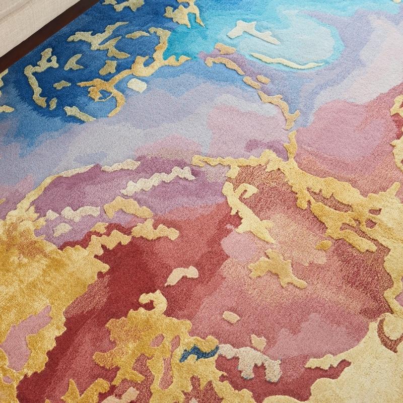 Nourison Prismatic Artistic Statement Rug - Multicolour