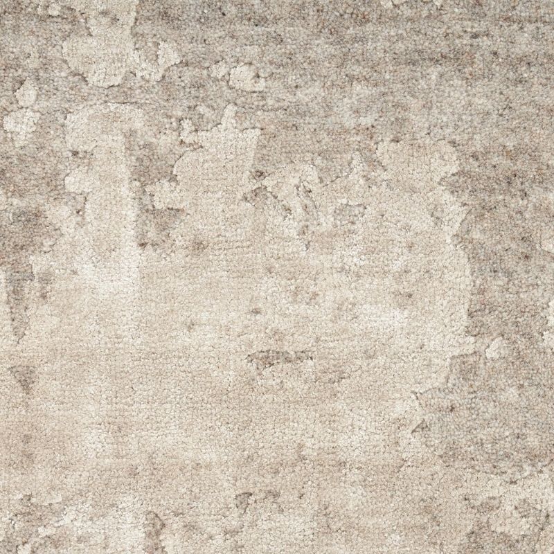 Nourison Harmony Handwoven Abstract Silver & Grey Rug