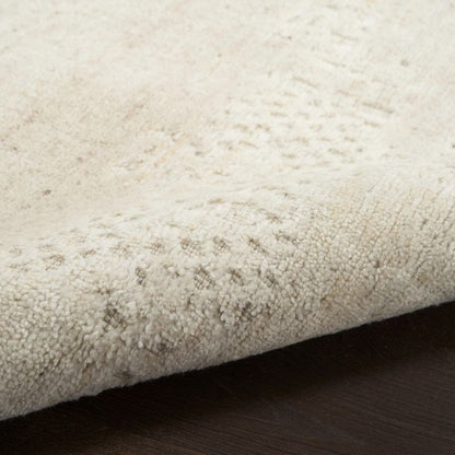 Nourison Harmony Handwoven Abstract Ivory Rug