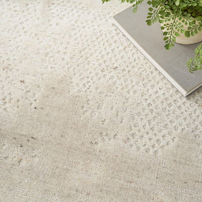 Nourison Harmony Handwoven Abstract Ivory Rug