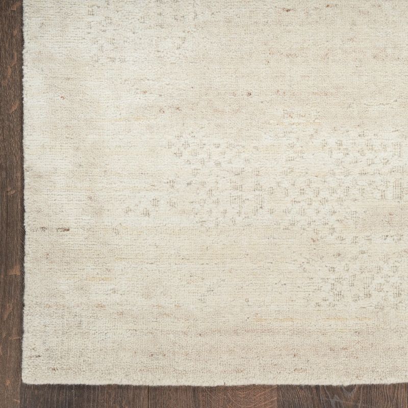 Nourison Harmony Handwoven Abstract Ivory Rug