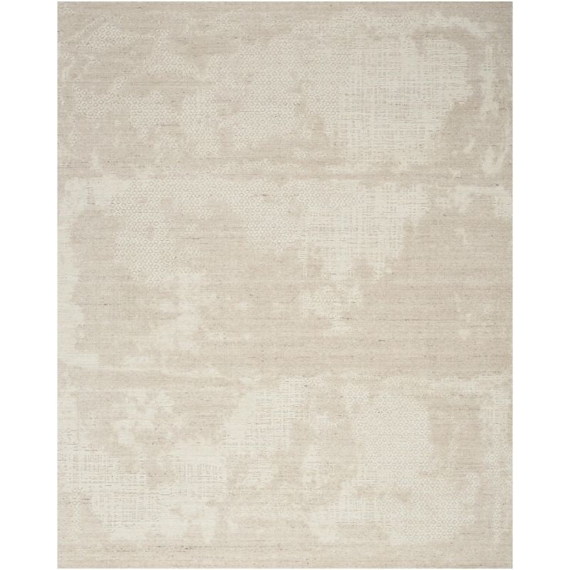Nourison Harmony Handwoven Abstract Ivory Rug