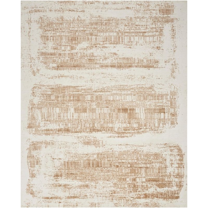 Nourison Harmony Handwoven Abstract Ivory & Gold Rug
