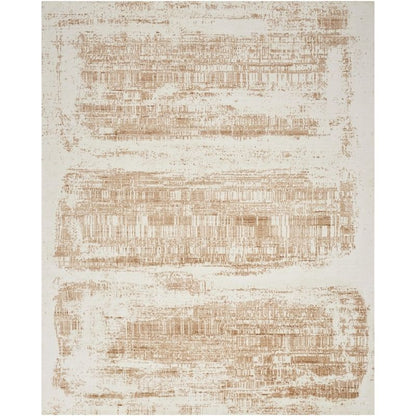 Nourison Harmony Handwoven Abstract Ivory & Gold Rug