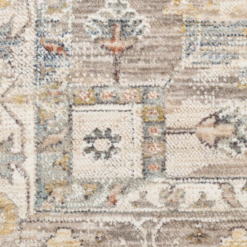 Nourison Antique Fusion Vintage Medallion Ivory Multicolour Rug