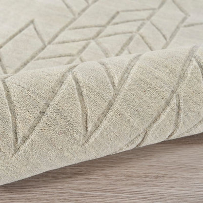 Nourison Alessia Geometric Pattern Sage Rug