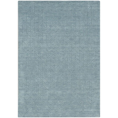 Nourison Alessia Geometric Pattern Blue Rug