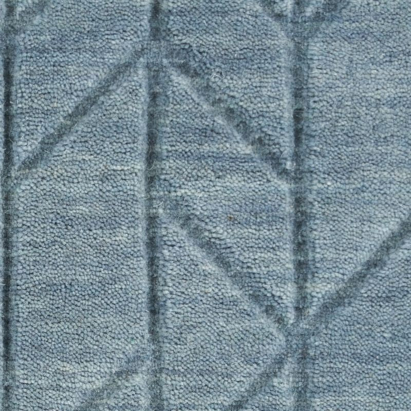 Nourison Alessia Geometric Pattern Blue Rug