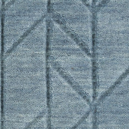 Nourison Alessia Geometric Pattern Blue Rug