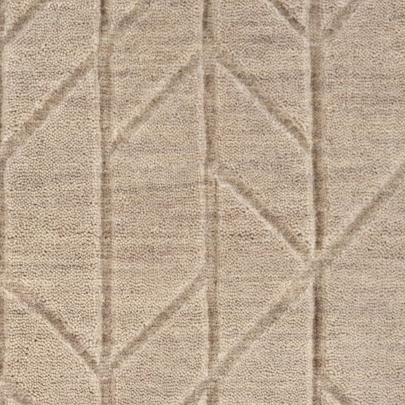 Nourison Alessia Geometric Pattern Beige Rug