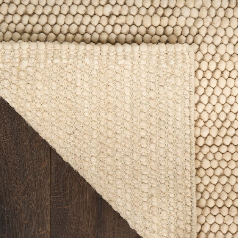 DKNY Pure Knots Chunky Loop Beige Rug