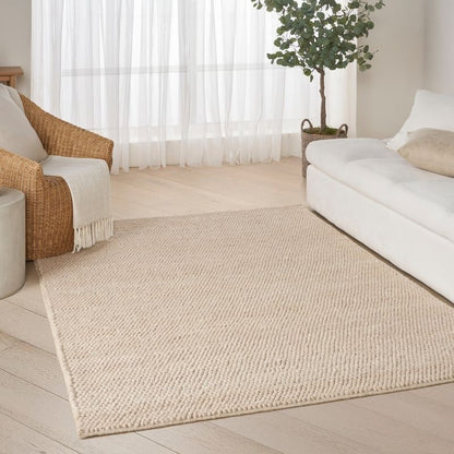 DKNY Pure Knots Chunky Loop Beige Rug
