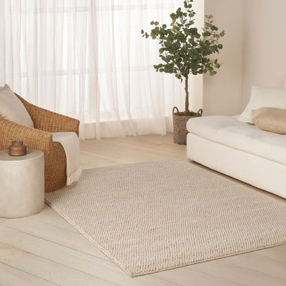 DKNY Pure Knots Chunky Loop Beige Rug