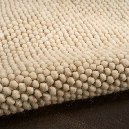 DKNY Pure Knots Chunky Loop Beige Rug
