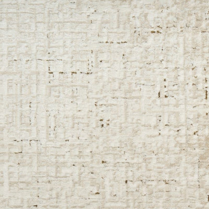 DKNY Grand Street Ivory Beige Grid Pattern Rug